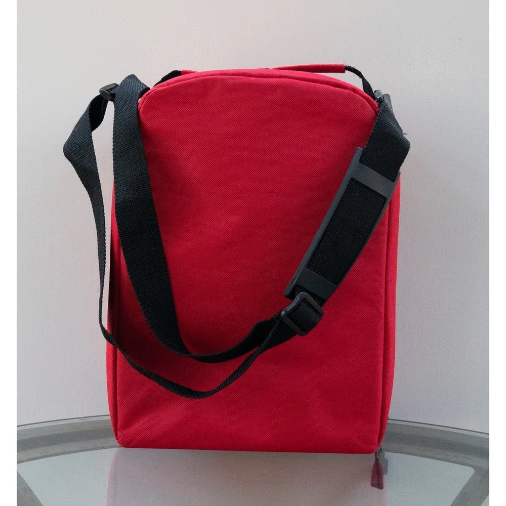 Beckman Canvas Offshore Storage Case Tote Red Fishing Crossbody Bag 14
